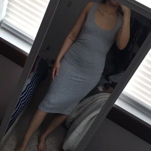 fashion nova gray dress